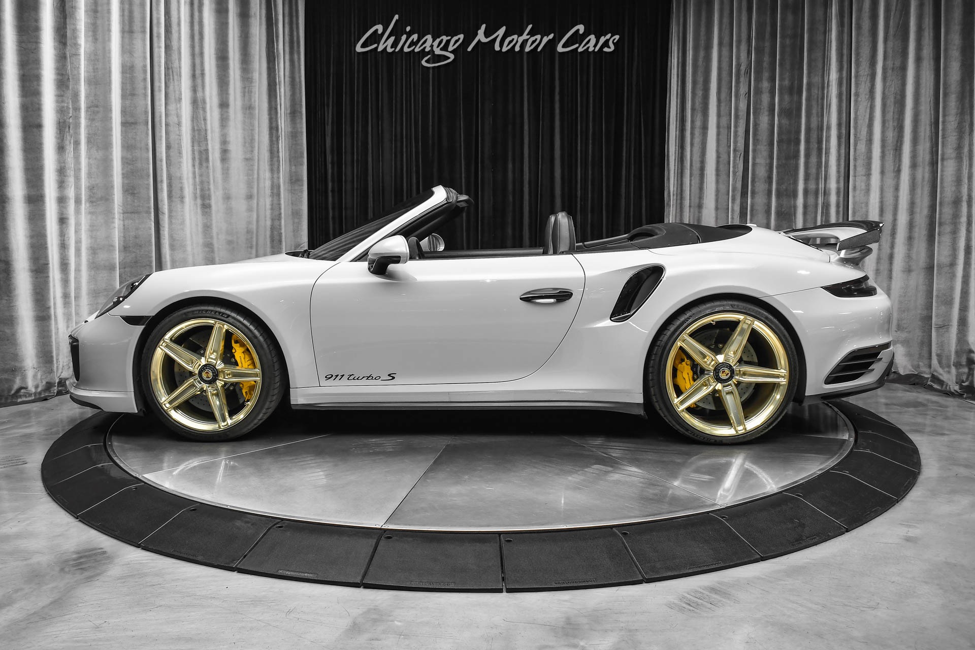 New 2017 Porsche 911 Turbo S Cabriolet Convertible MSRP $224K+ PTS Fashion  Gray! LOADED! For Sale ($144,800)