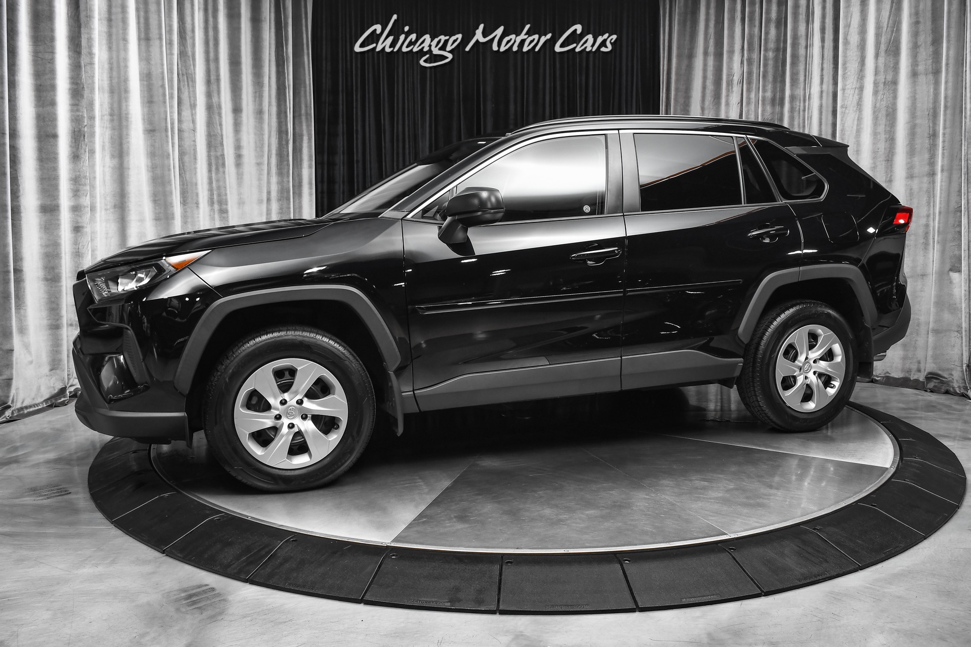 Used 2019 Toyota RAV4 LE AWD SUV Midnight Black! All-Weather Floor ...